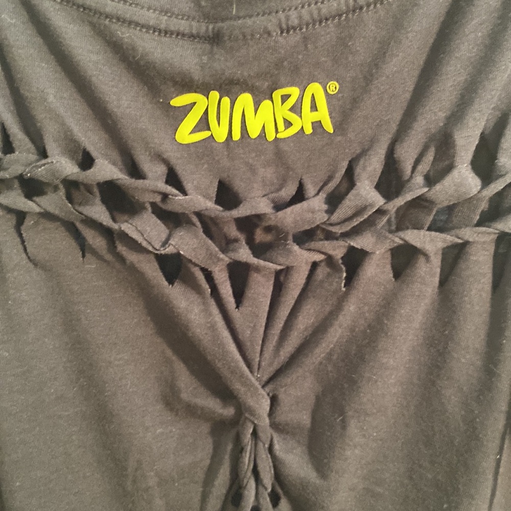 Pre-Loved One of a Kind Customized Zumba Tank - Picture 2 of 9